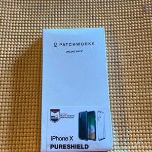 Brand new clear cover case by Patchworks for your IPhone X or XS phone.